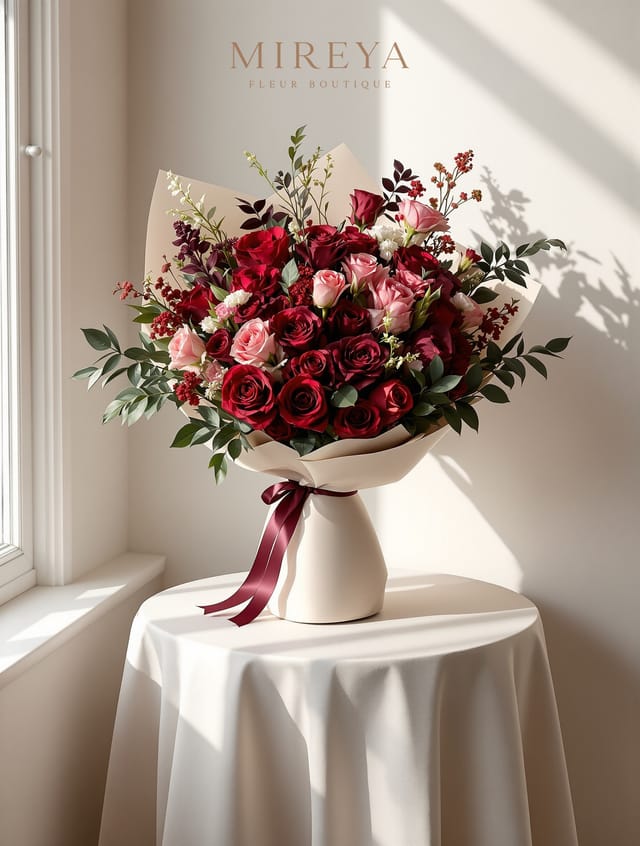 „Bordeaux Luxe“ — дълбок бордо микс