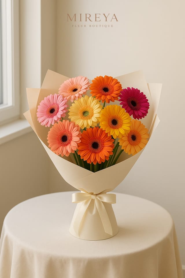 Bouquet Daisy — 11 Mixed Gerberas